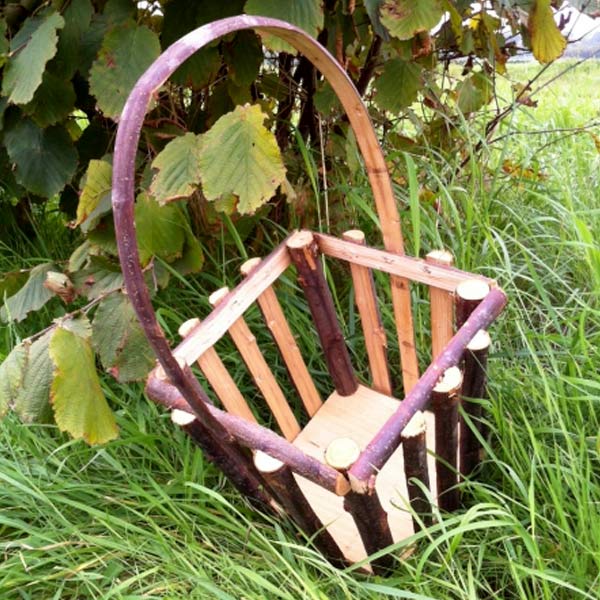 Panier en chataignier