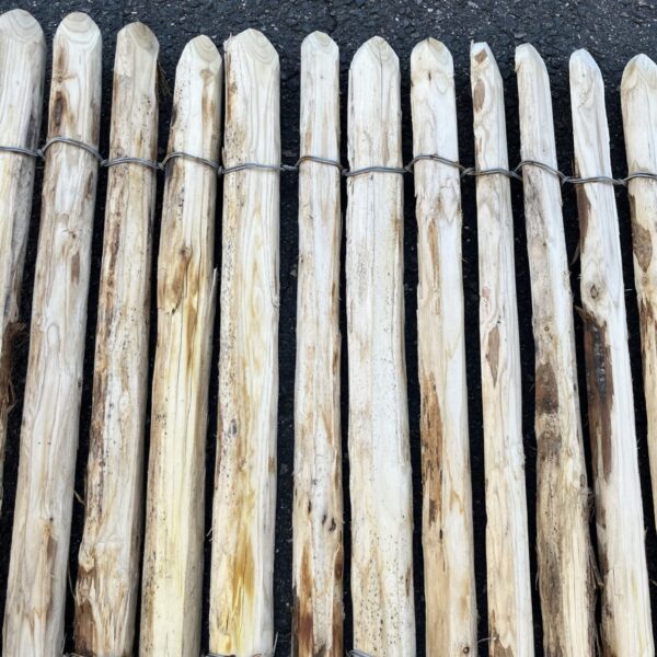 Ganivelle en lattes plate Hauteur 1,75 m, Ecart 1 cm